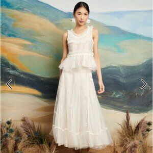 Dream Jolene Tulle Ruffle Top - NWT Size Large